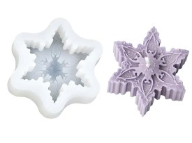 Molde silicona copo nieve individual